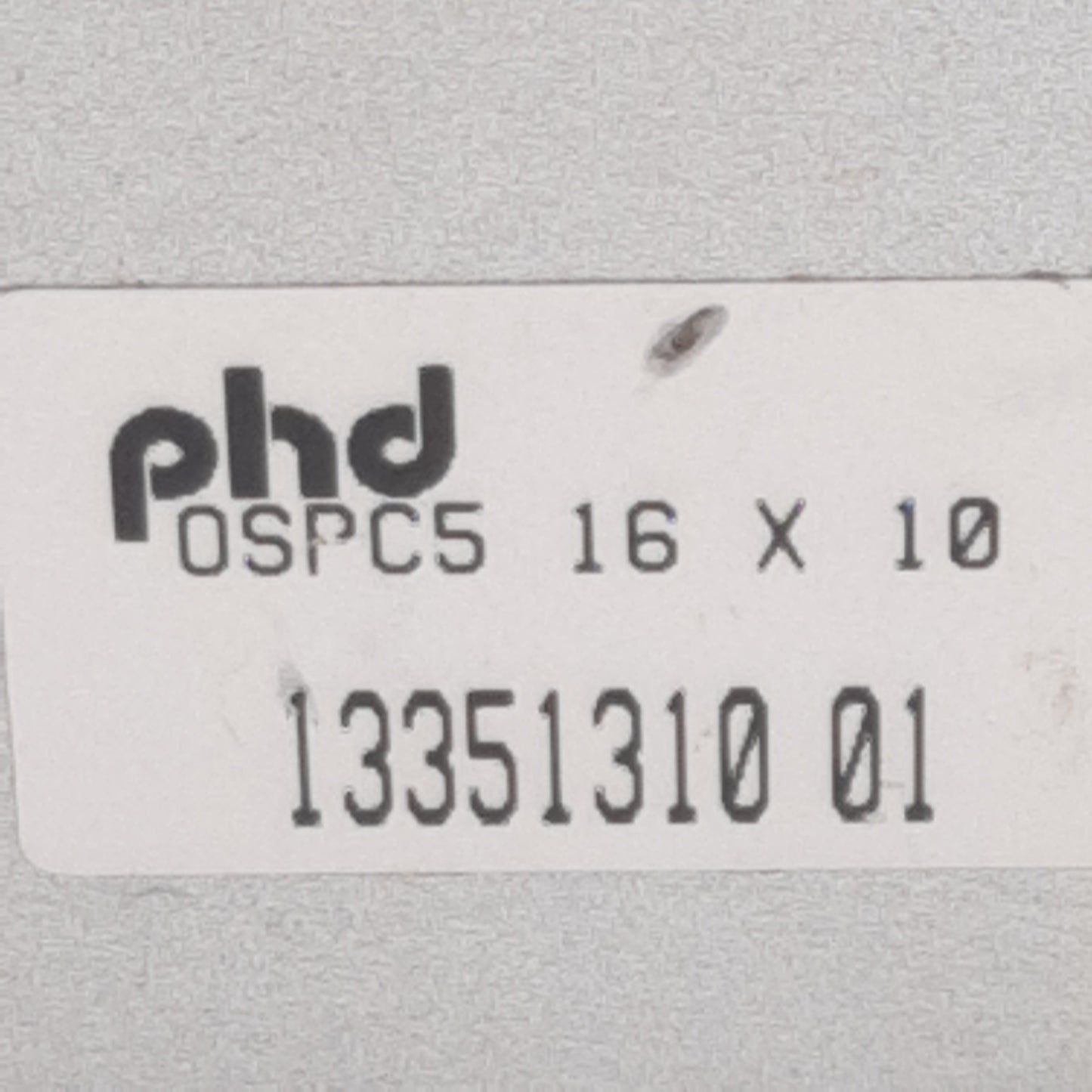 Used PHD OSPC5-16x10 Compact Guide Cylinder, ø16mm Bore, 10mm Stroke, 145psi, M5