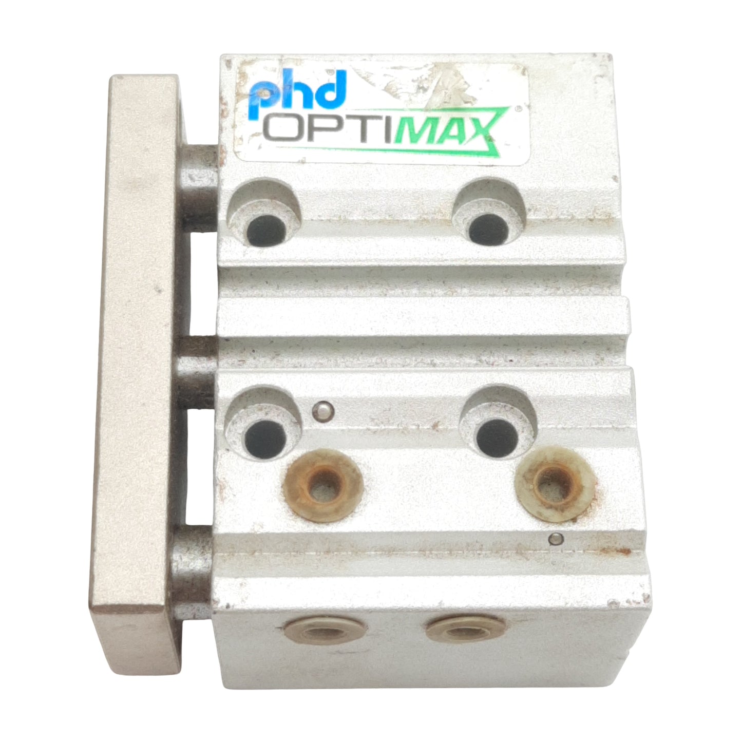 Used PHD OSPC5-16x10 Compact Guide Cylinder, ø16mm Bore, 10mm Stroke, 145psi, M5