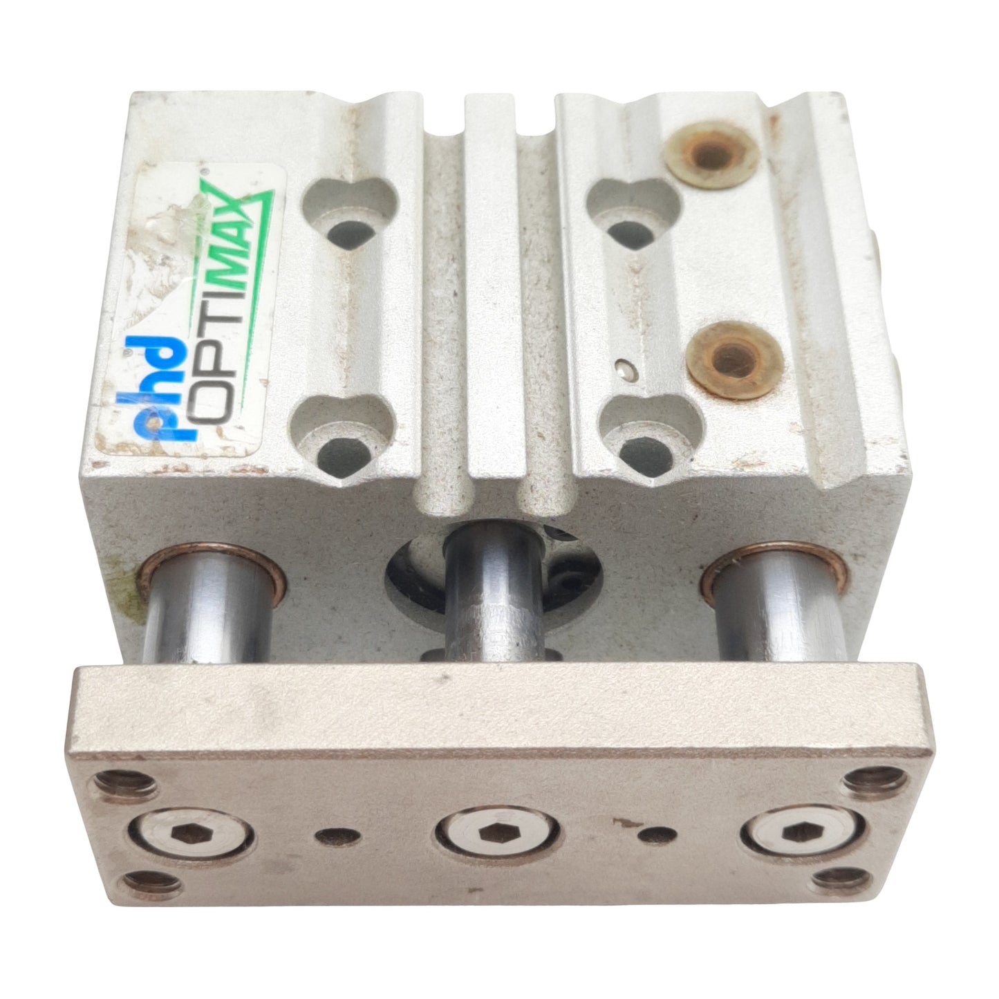 Used PHD OSPC5-16x10 Compact Guide Cylinder, ø16mm Bore, 10mm Stroke, 145psi, M5