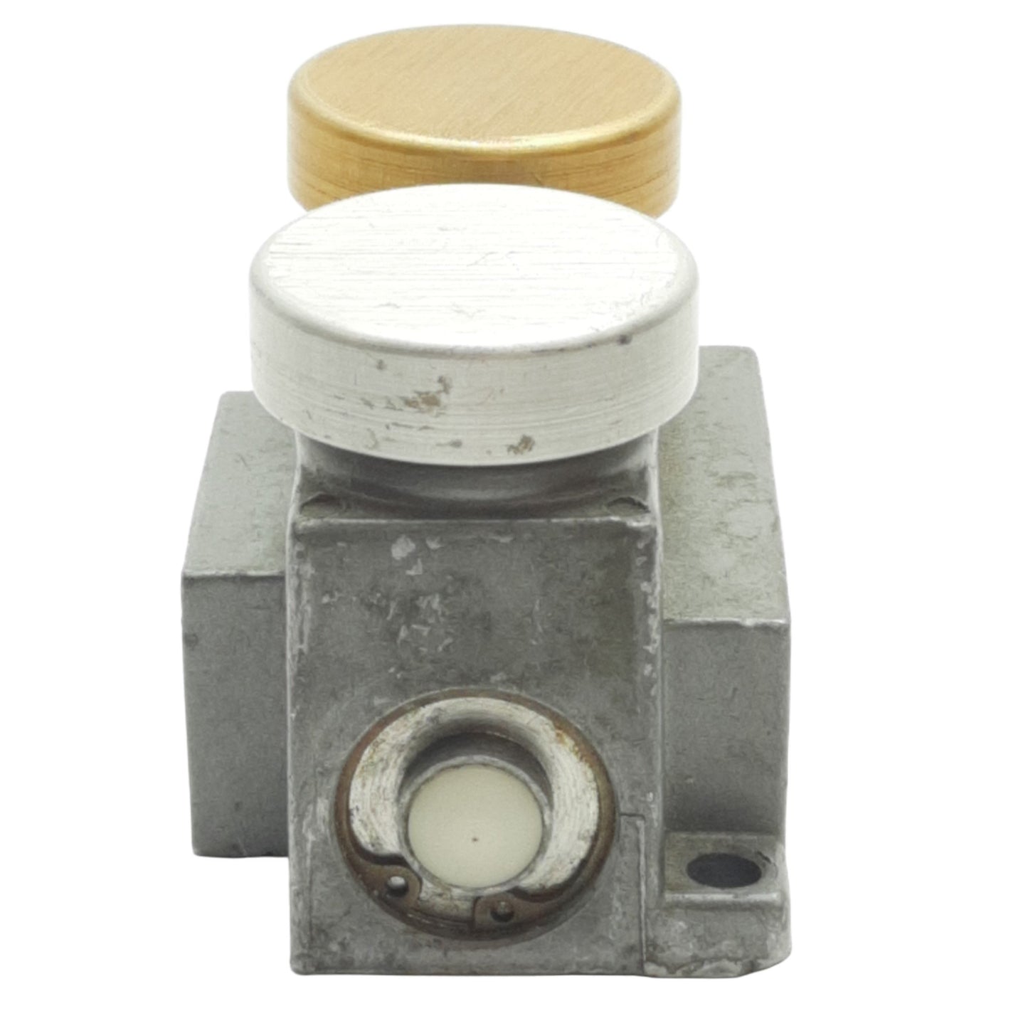 Used Mead N2-PB Nova 1 Double Push Button Control Valve, 1/4" NPTF Port, 40 PSI Min