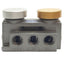 Used Mead N2-PB Nova 1 Double Push Button Control Valve, 1/4" NPTF Port, 40 PSI Min
