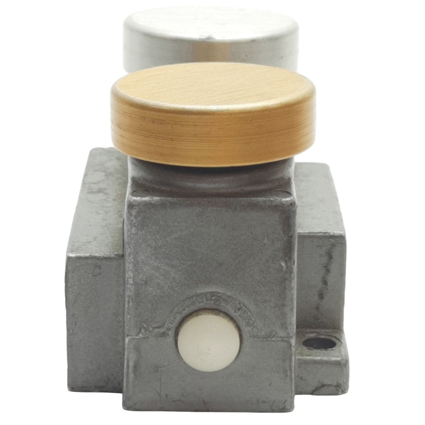 Used Mead N2-PB Nova 1 Double Push Button Control Valve, 1/4" NPTF Port, 40 PSI Min