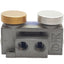 Used Mead N2-PB Nova 1 Double Push Button Control Valve, 1/4" NPTF Port, 40 PSI Min