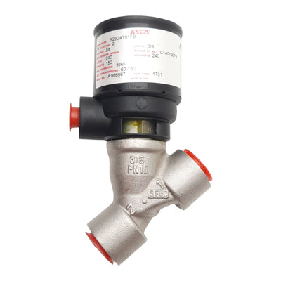 Used Asco 8290A791FB Multi-Purpose Valve 2-Way NC, 3/8in NPT, 150/240psig, 2.3Cv