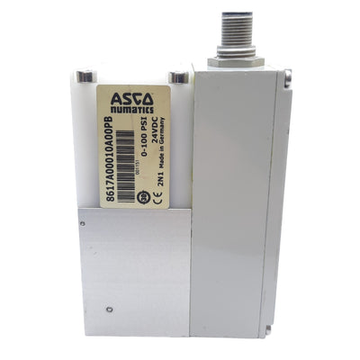 Used ASCO 8617A00010A00PB Pneumatic Proportional Regulator, 0-100 PSI Set, 24 VDC