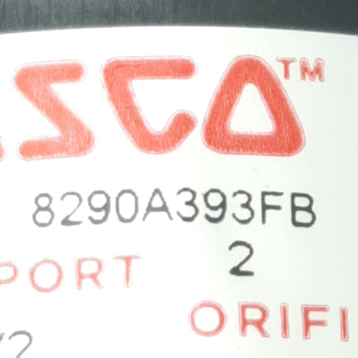 Used Asco 8290A393FB Multi-Purpose Valve, 2-Way N.C., 1/2in NPT, 150/240psi, 4.1Cv