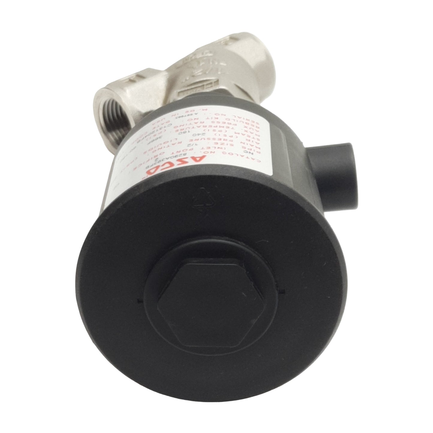 Used Asco 8290A393FB Multi-Purpose Valve, 2-Way N.C., 1/2in NPT, 150/240psi, 4.1Cv