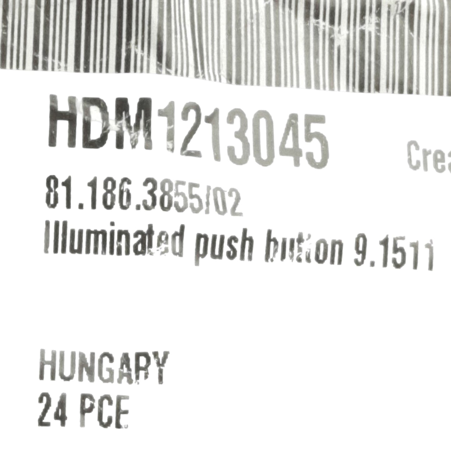 New Lot of 10 Heidelberg 81.186.3855 Illuminated Momentary Pushbuttons, For CD/SM