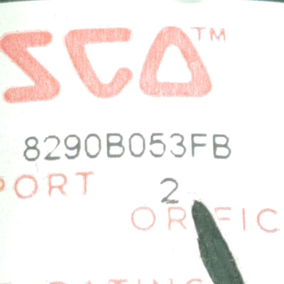 Used Asco 8290B053FB Multi-Purpose Valve, 2-Way NC, 1in NPT Female, 60-150psi, 19Cv
