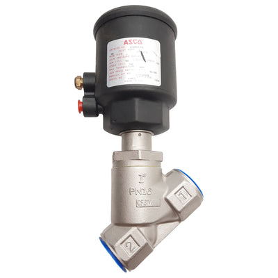 Used Asco 8290B053FB Multi-Purpose Valve, 2-Way NC, 1in NPT Female, 60-150psi, 19Cv