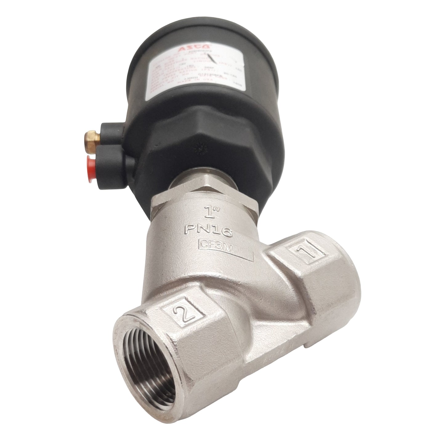 Used Asco 8290B053FB Multi-Purpose Valve, 2-Way NC, 1in NPT Female, 60-150psi, 19Cv