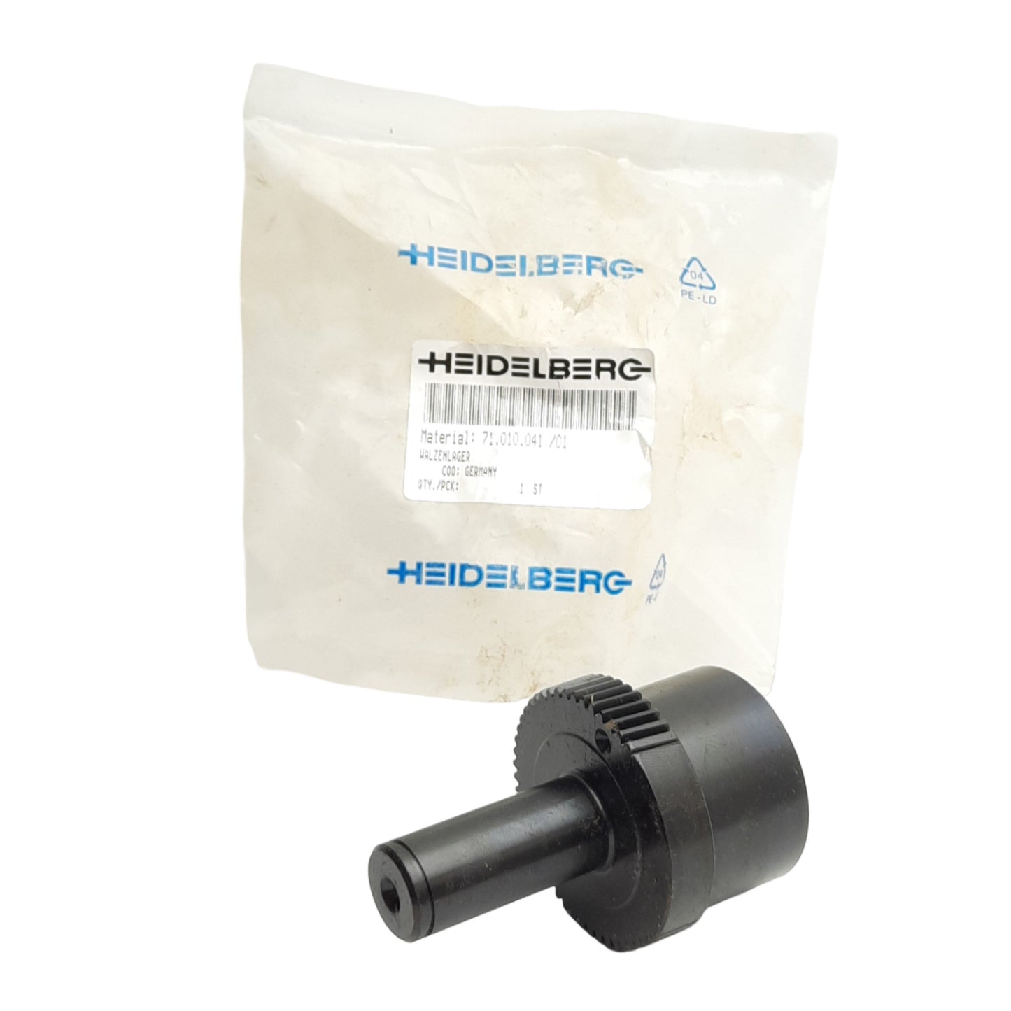 New Heidelberg 71.010.041/01 Roller Journal Red / Blue Inker For DS & HM Series