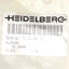 New Heidelberg 71.010.041/01 Roller Journal Red / Blue Inker For DS & HM Series