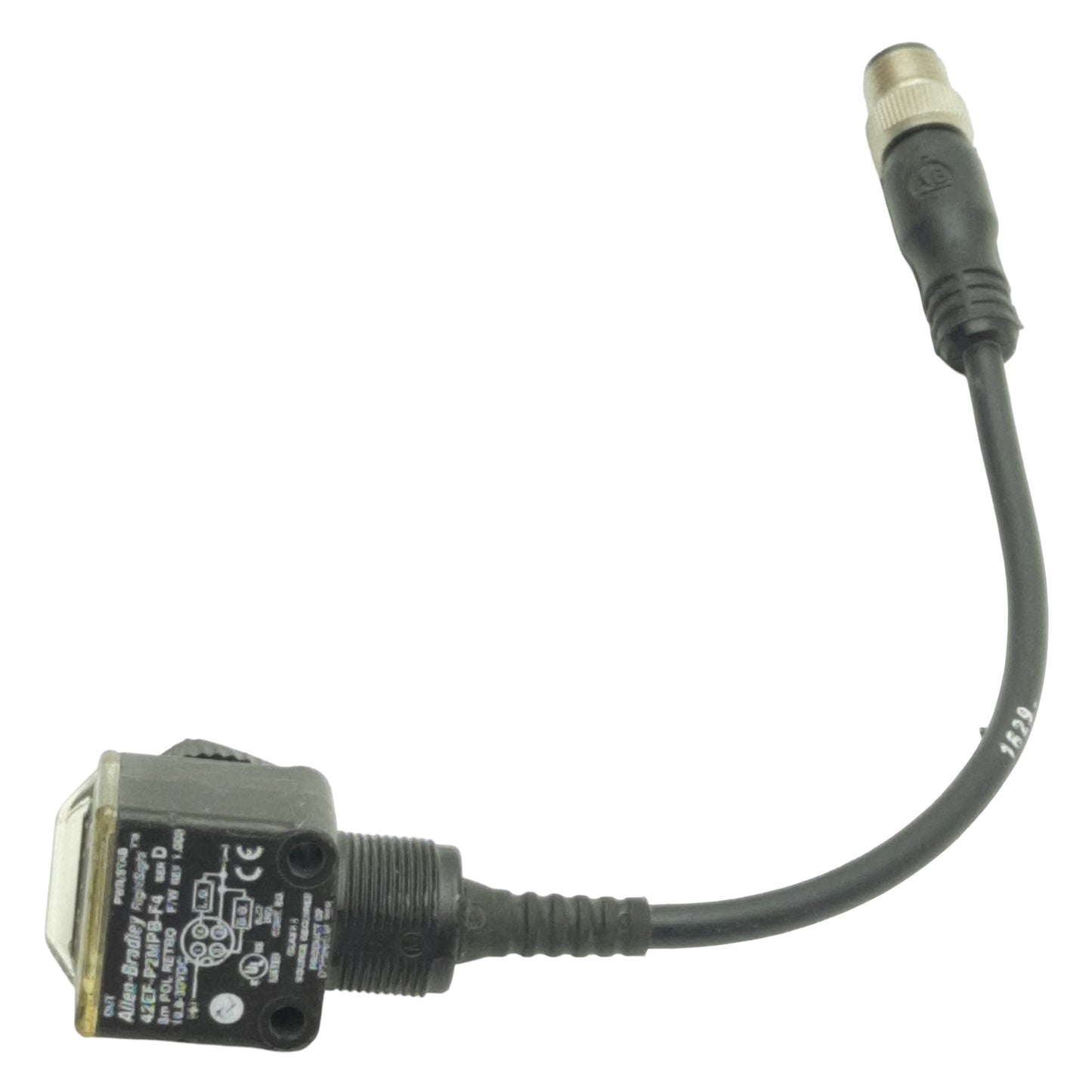 Used Allen Bradley 42EF-P2MPB-F4 Photoelectric Sensor, PNP, 3m Range, 30VDC, M12 4-P
