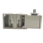 Used Asco Numatics 8502AA3A2M56Y20 Valve Base, 1/4 NPTF Port, 18mm Valve, 4 pin M12