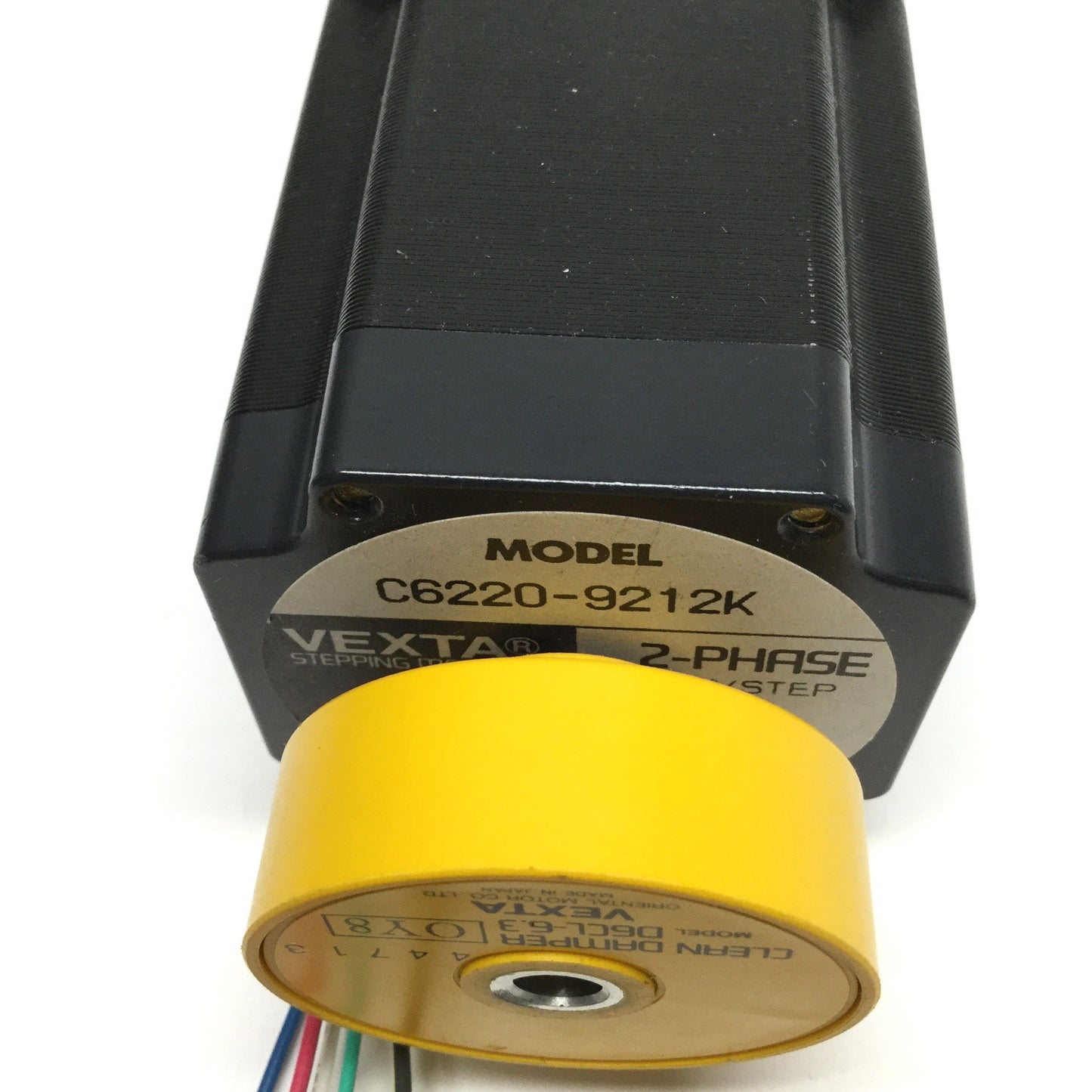 Used Oriental Vexta C6220-9212K Stepper Motor 1.8° Angle, 2-Phase, 16VDC, NEMA 23