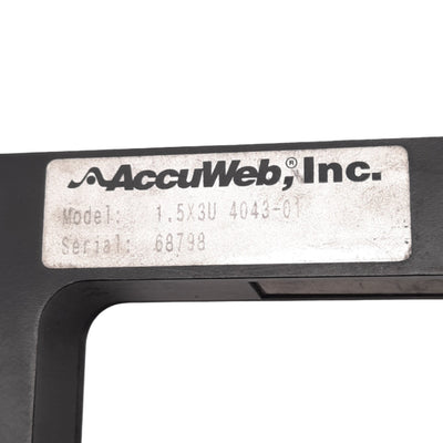 Used AccuWeb 1.5X3U 4043-01 Guide Sensor for MICRO 4000 NET, 5mm Sensing Width