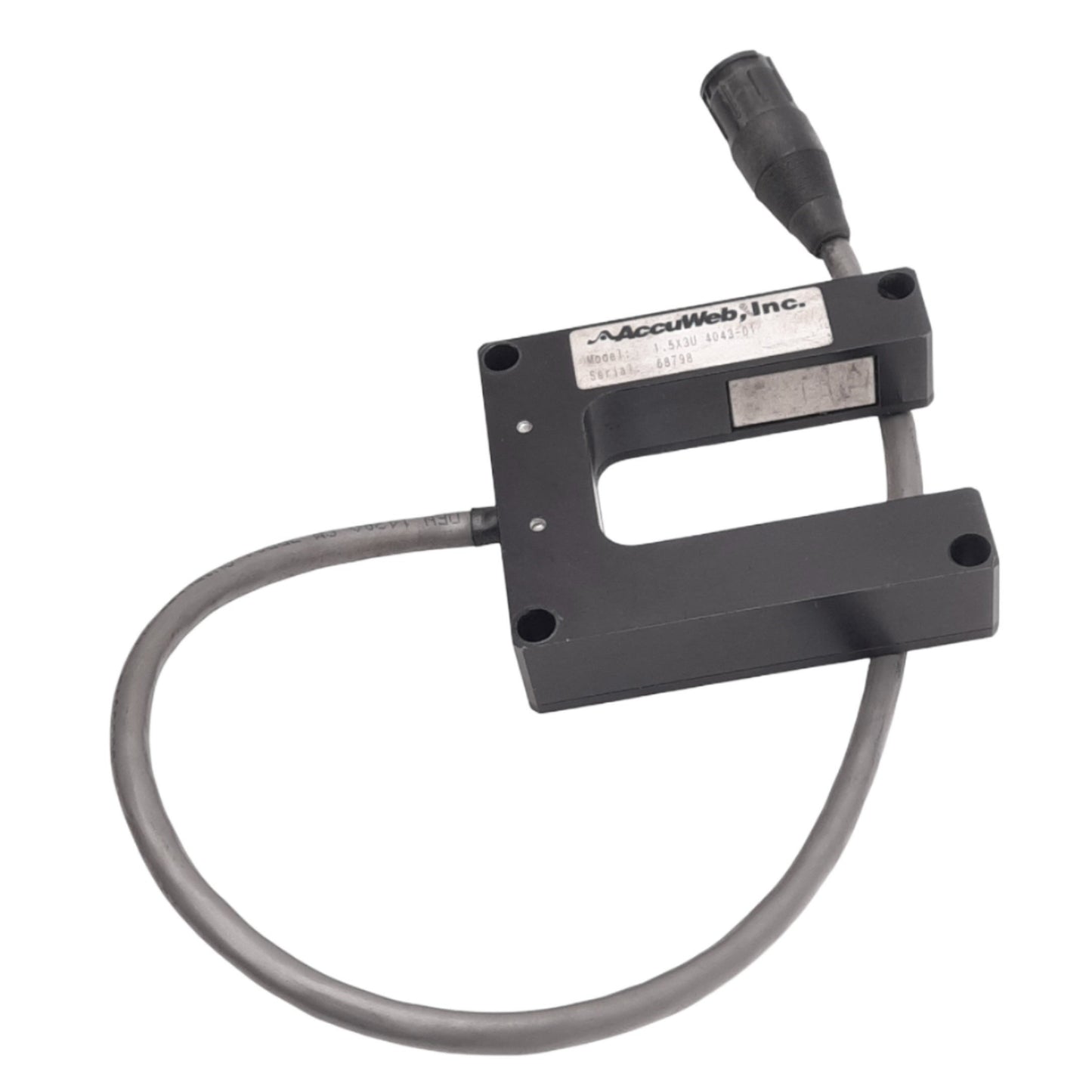 Used AccuWeb 1.5X3U 4043-01 Guide Sensor for MICRO 4000 NET, 5mm Sensing Width