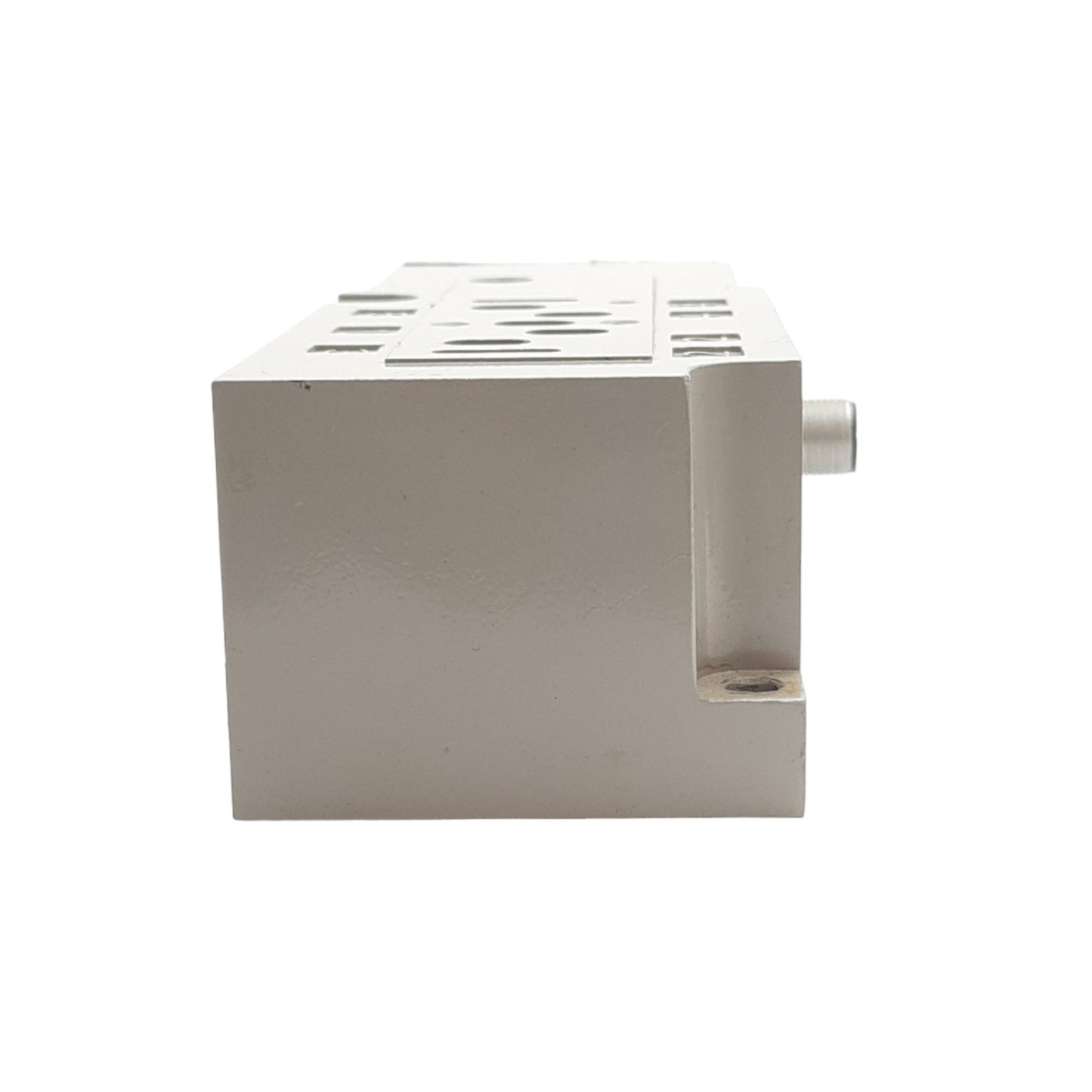 Used Asco Numatics 8503AA3A3M56Y20 Valve Base, 3/8 NPTF Port, 26mm Valve, 4 pin M12