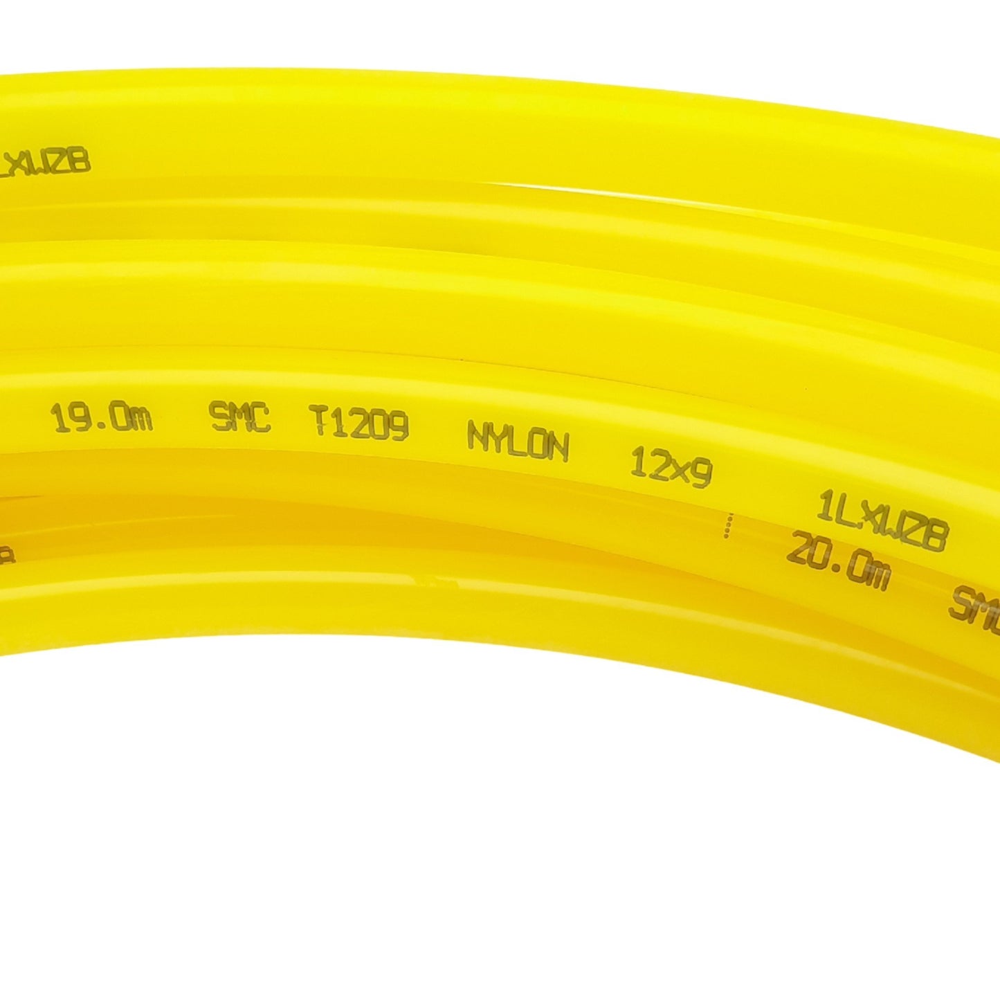 New SMC T1209Y-20 Yellow Nylon Tubing, ø12mm OD, ø9mm ID, 1.0MPa @ 60°C, 20m Long