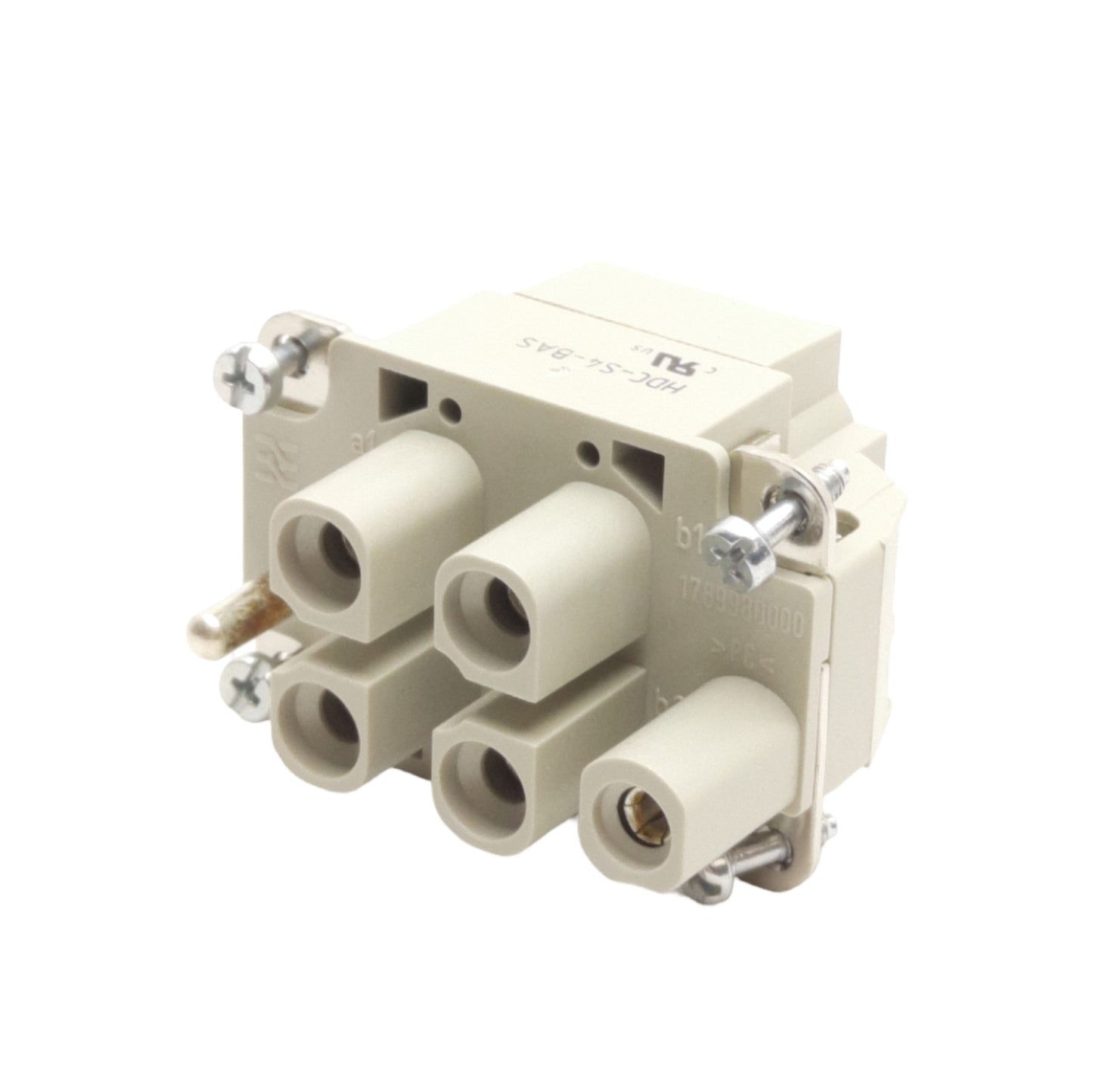 New Weidmuller 1789980000 Heavy Duty Connector, 4-Poles, Female, 1000V 10A, Size 3