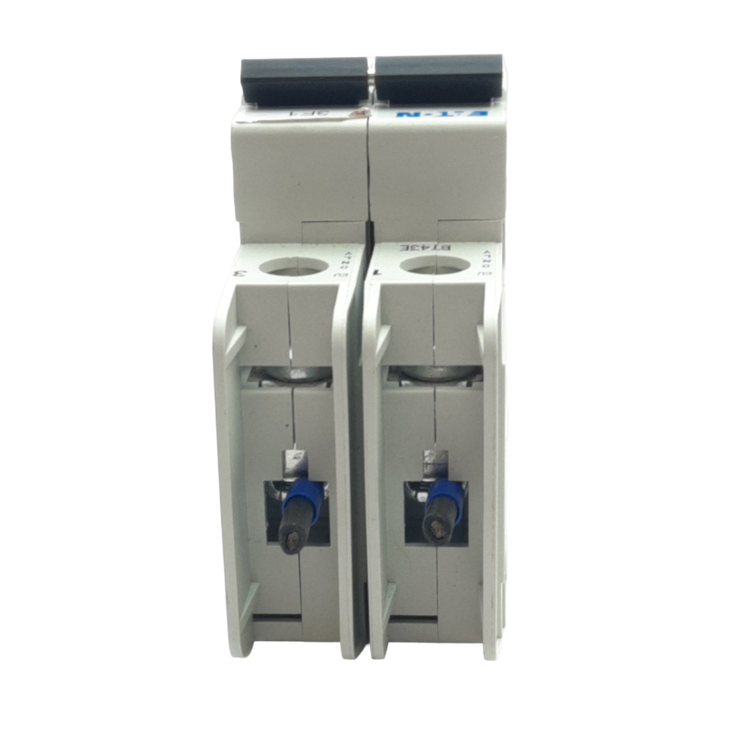 Used Eaton FAZ-D1/2-NA Circuit Breaker 2 Pole, 277VAC 48VDC 1A, 10kA, DIN