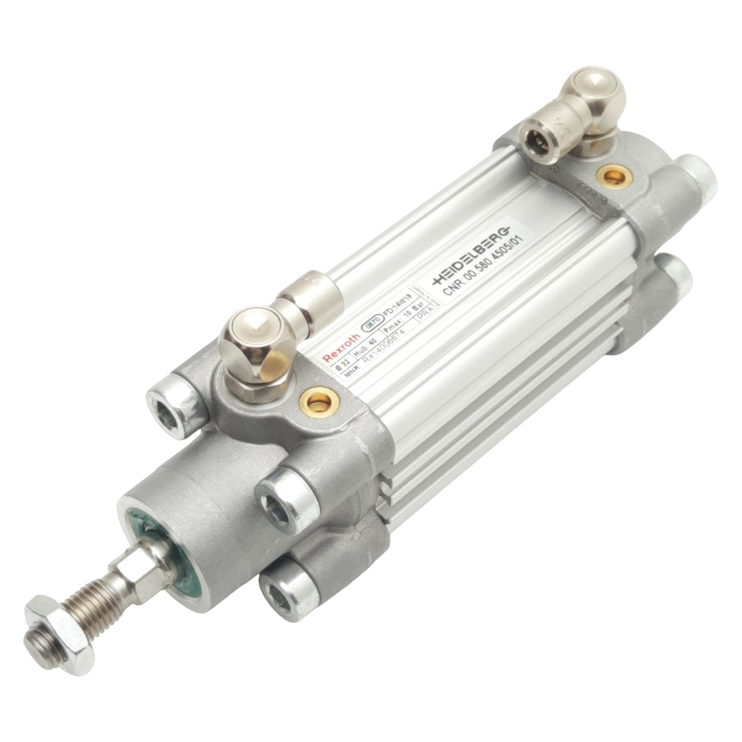 New Heidelberg 00.580.4505/01 Pneumatic Cylinder, ø32mm Bore, 40mm Stroke, 10bar