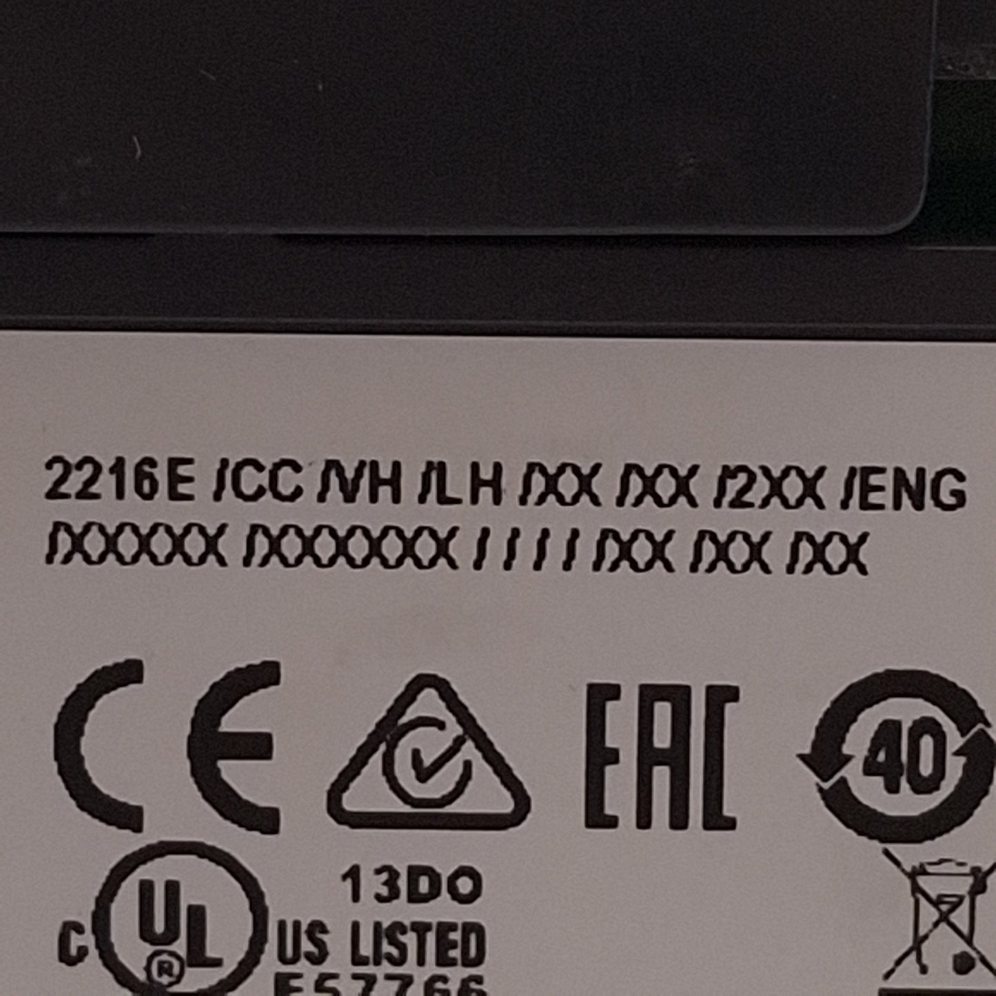 Used Eurotherm 2216E/CC/VH/LH/XX/XX/2XX/ENG Temperature Controller, 120-240VAC
