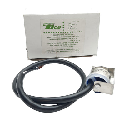 New Taco 563-2 Aquastat Temperature Switch 115 VAC, 60 Hz, On @ 95°F, Off @ 115°F