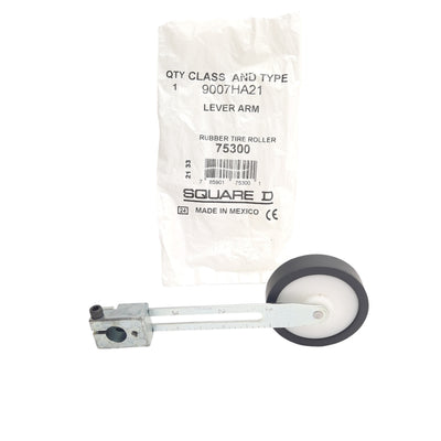 New Square D 9007HA21 Lever Arm, 0.88 to 4 Inch Arm, 2.13 Inch Rubber Roller