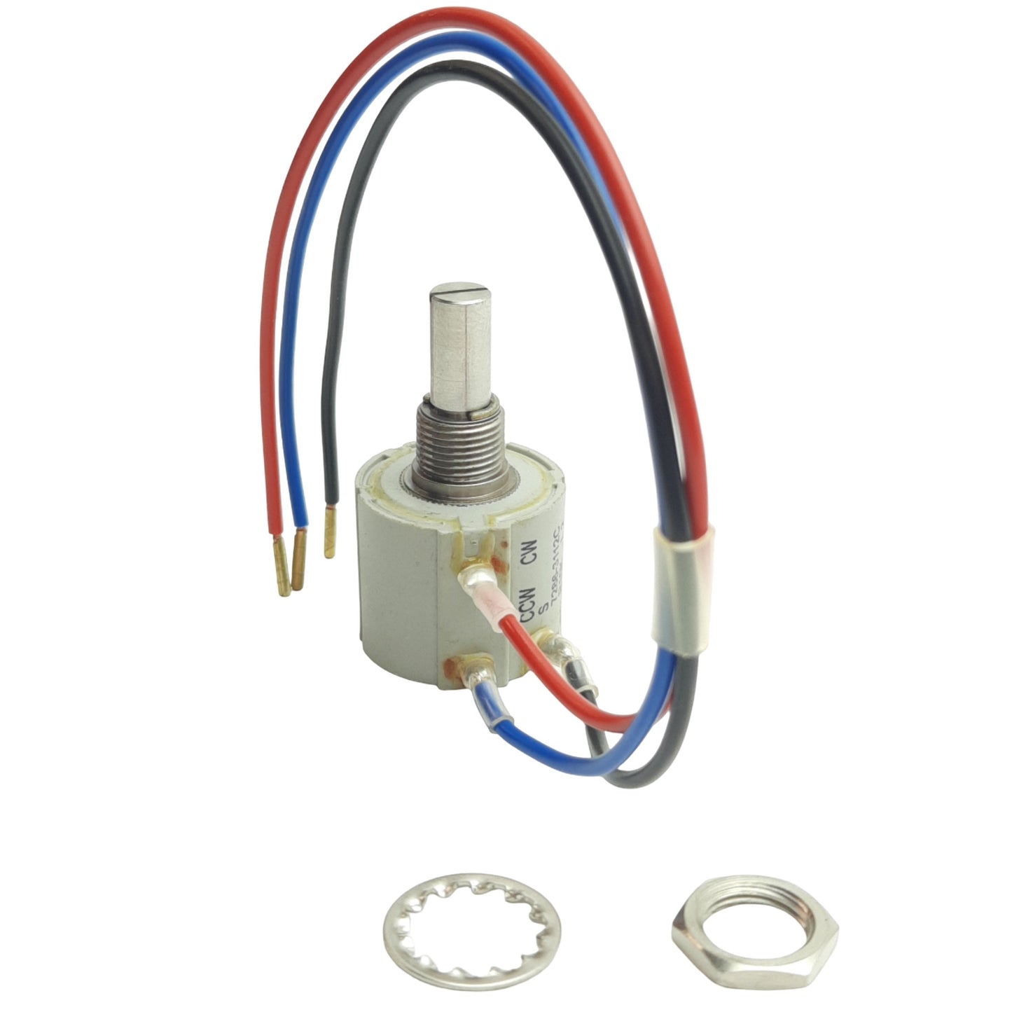 New Heildelberg 71.186.5172 Potentiometer Switch Rotary, Shaft Diameter 6.3mm 10K