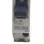 Used Telemecanique GB2-CB06 Circuit Breaker, 60 VDC 277 VAC, 1 Pole, 1A, Clip Mount