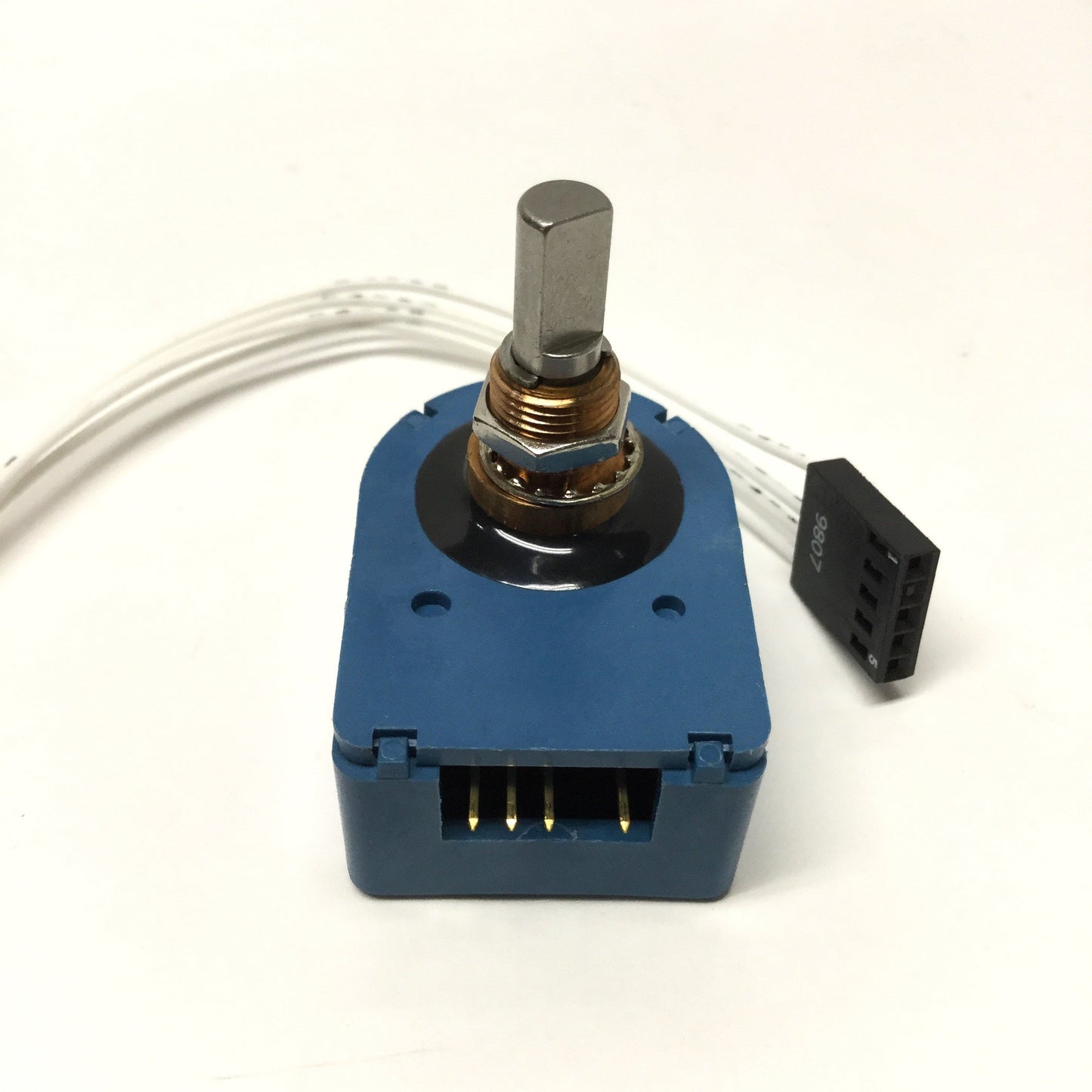 Used Avago HEDS-5700 A02 Panel Mount Rotary Optical Encoder 500CPR, Ø1/4" Shaft