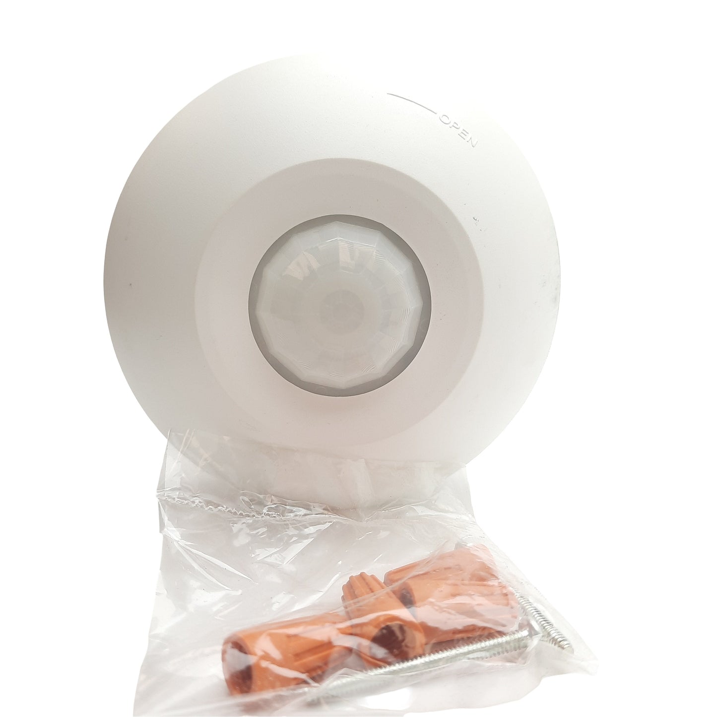 Used Leviton ODC0S-I7W Indoor Ceiling Mount Motion Sensor Time Adjustment 277VAC