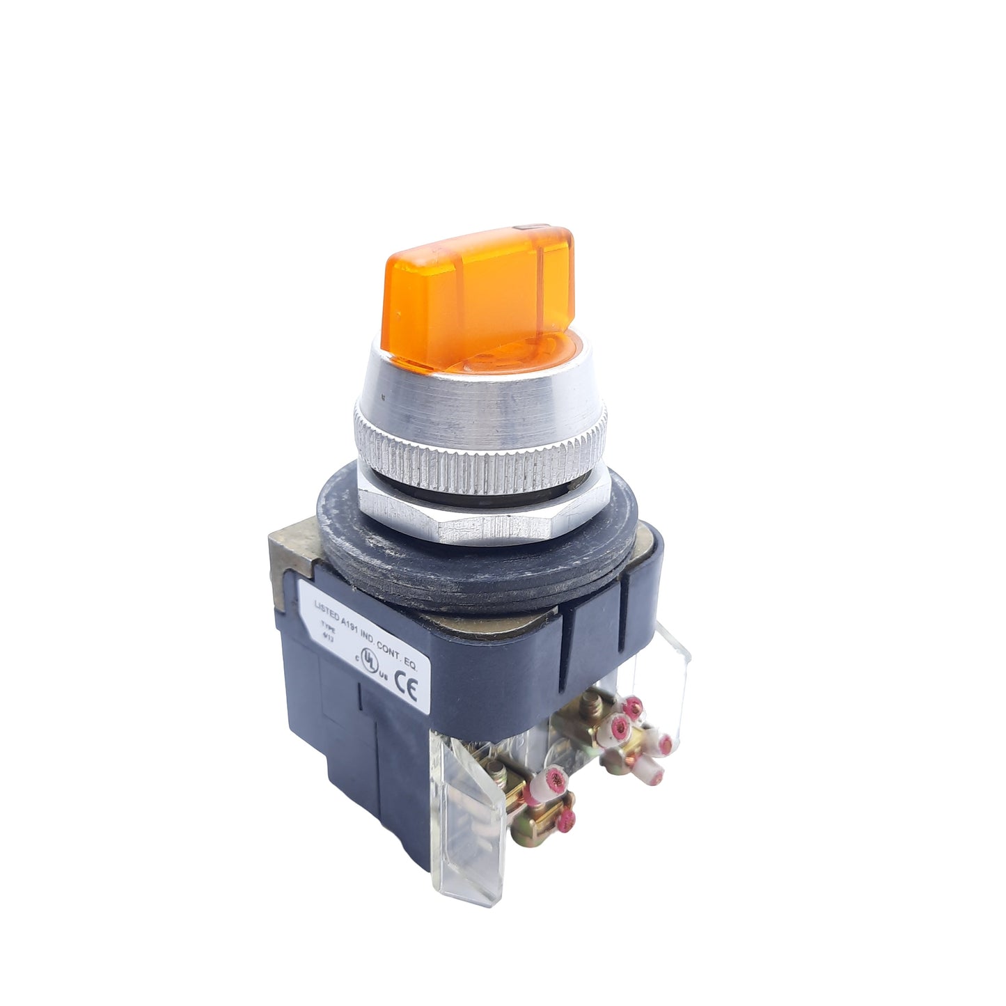 Used Allen Bradley 800T-16JA2KB7AX Switch Selector 3-Position, 1NO-1NC 120V AC