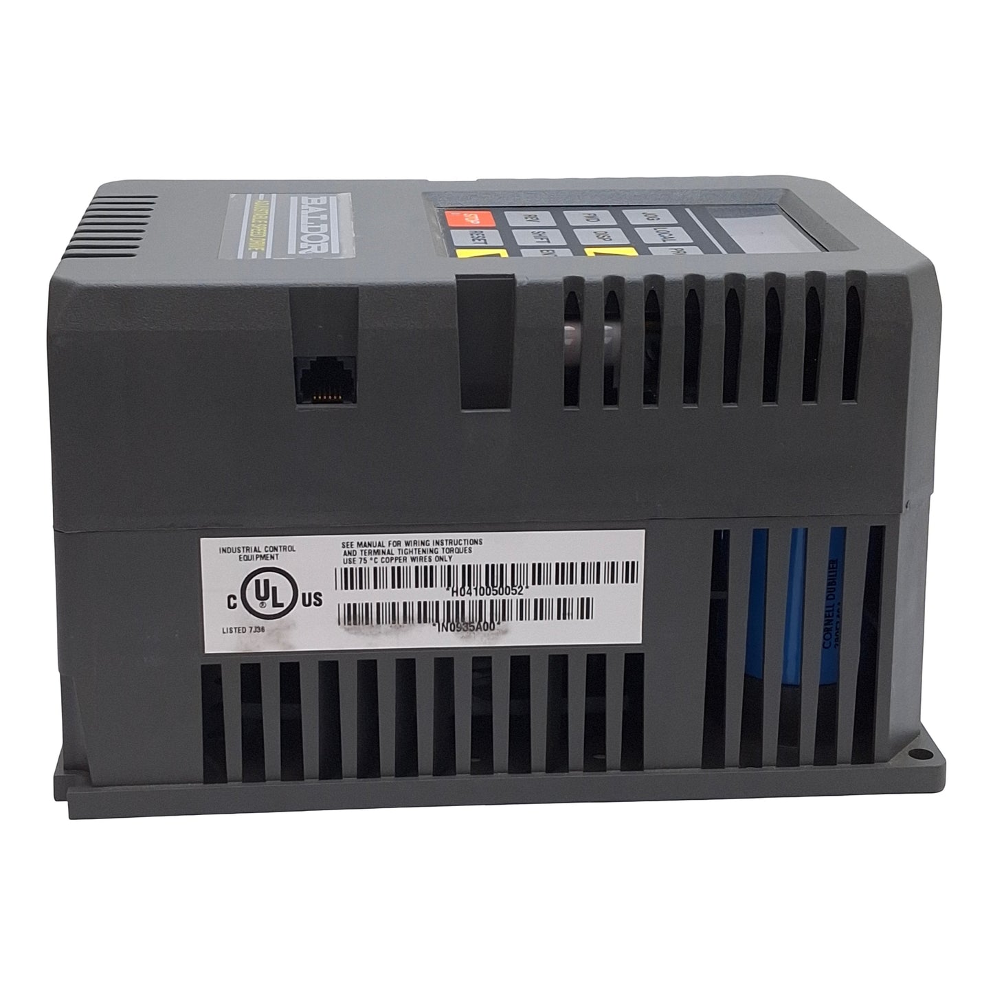 Used Baldor ID15J1F33-ER Adjustable Speed Drive, 0.33HP, 115VAC Input, 230VAC Output