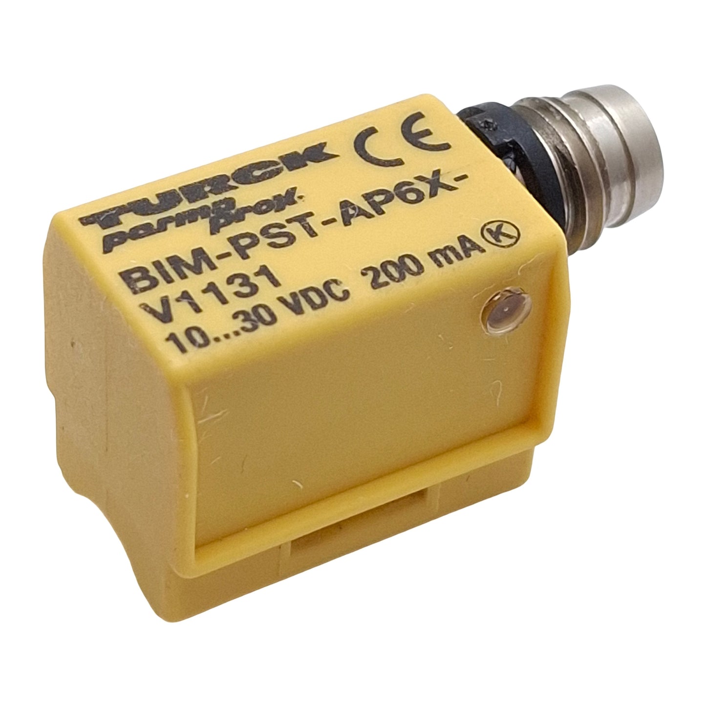 Used Turck BIM-PST-AP6X-V1131 Magnetic Field Sensor, 10-30VDC 200mA, M8 3-Pin Male