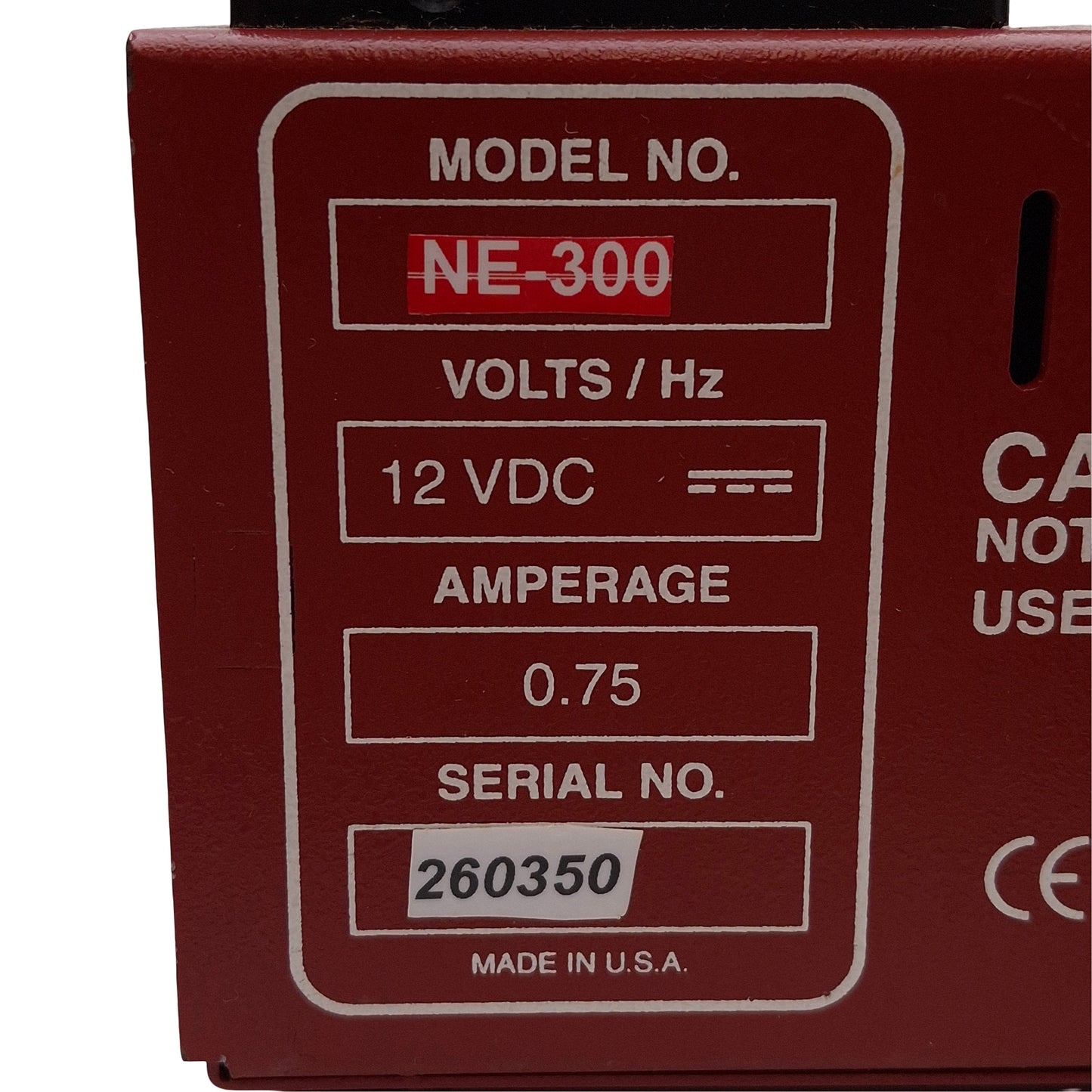 Used New Era NE-300 InfusionONE Syringe Pump, mm/mL/µL per min/hr, 12VDC 0.75A