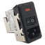 Used TE Corcom PS0SXSSXA Power Entry Module, DPST, 10A 120/250VAC, 0.187in FASTON Out