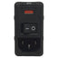 Used TE Corcom PS0SXSSXA Power Entry Module, DPST, 10A 120/250VAC, 0.187in FASTON Out