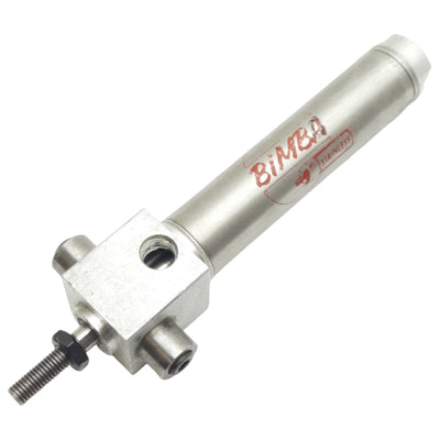 Used Bimba BFT-042-D Pneumatic Cylinder, ø3/4in Bore, 2in Stroke, 1/8in NPT, 250psi