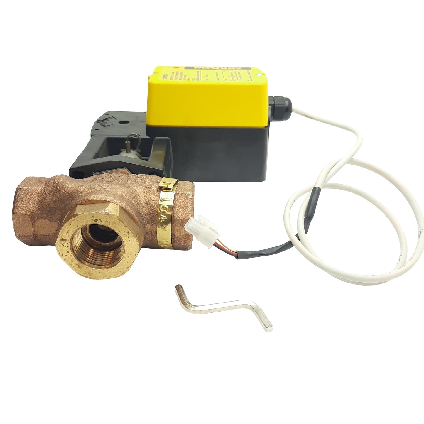 New McQuay 113149301 Proportional Actuator, 3-Way Valve, 1in Female NPT, 24VAC/DC