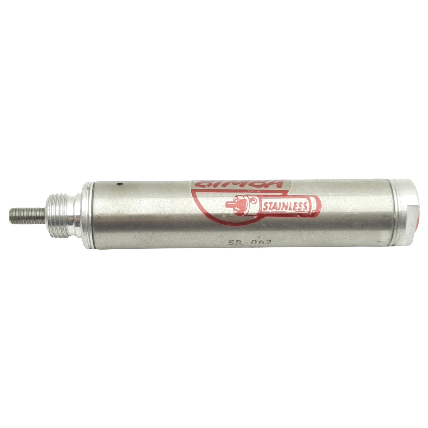 Used Bimba SR-062 Pneumatic Cylinder, ø7/8in Bore, 2in Stroke, 1/8in NPT, 250psi