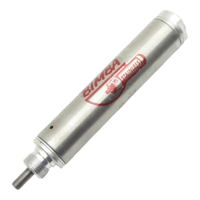 Used Bimba SR-062 Pneumatic Cylinder, ø7/8in Bore, 2in Stroke, 1/8in NPT, 250psi