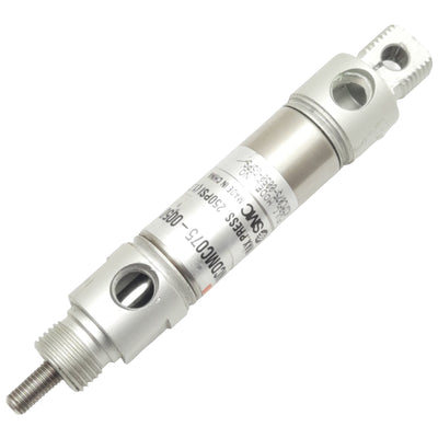 Used SMC NCDMC075-0050 Pneumatic Cylinder ø3/4in Bore, 1/2in Stroke, 1/8in NPT 250psi