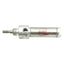 Used Bimba MRS-040.5-D Pneumatic Cylinder ø3/4in Bore, 0.5in Stroke, 1/8in NPT 250psi
