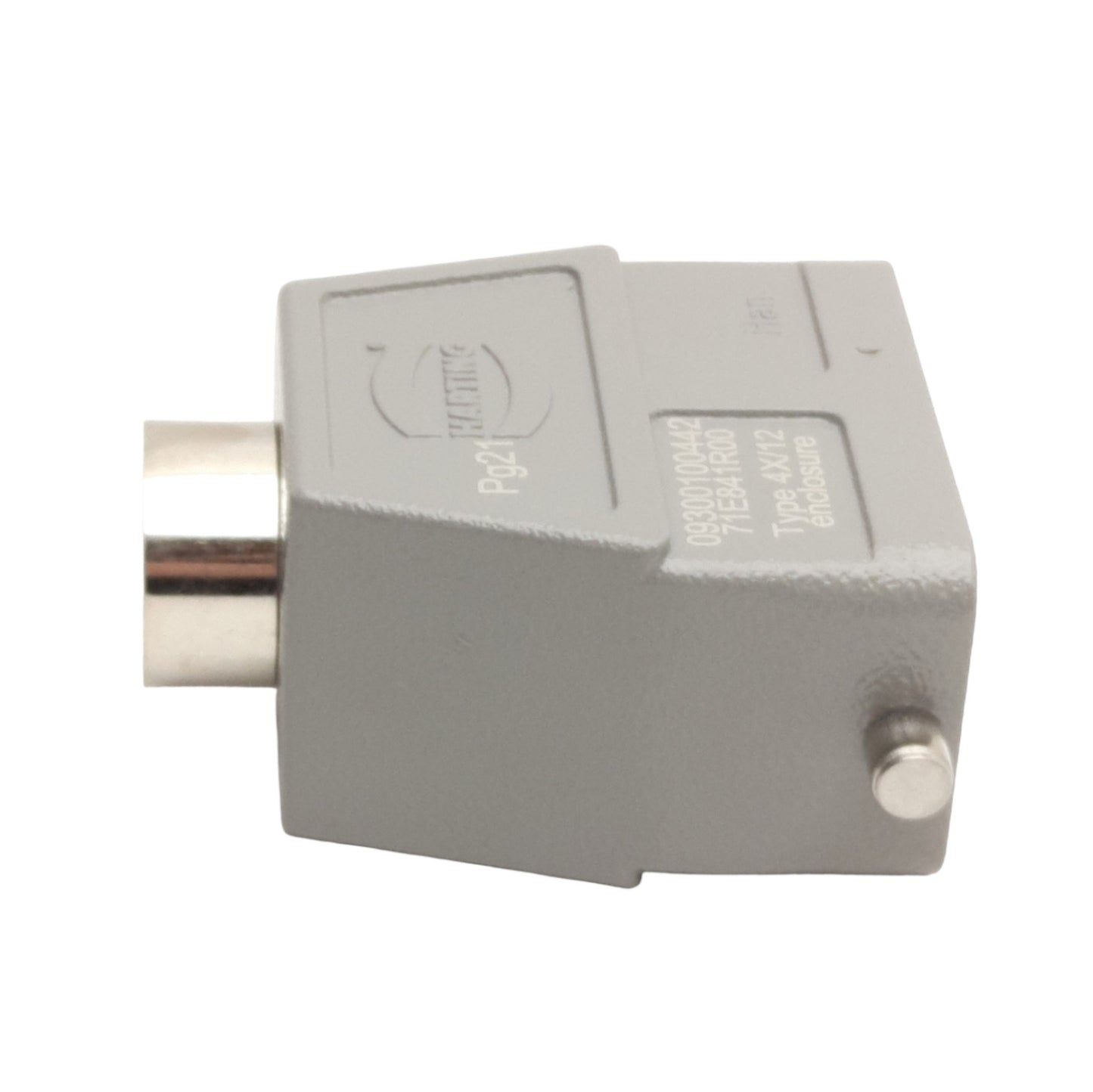 New Harting HAN10B-HTE-R-Pg21 Connector Housing 72.6mm x 72mm x 45mm, 10B Hood