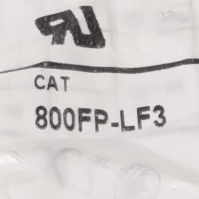 New Lot of 2 Allen Bradley 800FP-LF3 Flush Pushbutton, Illuminated Green, 22mm