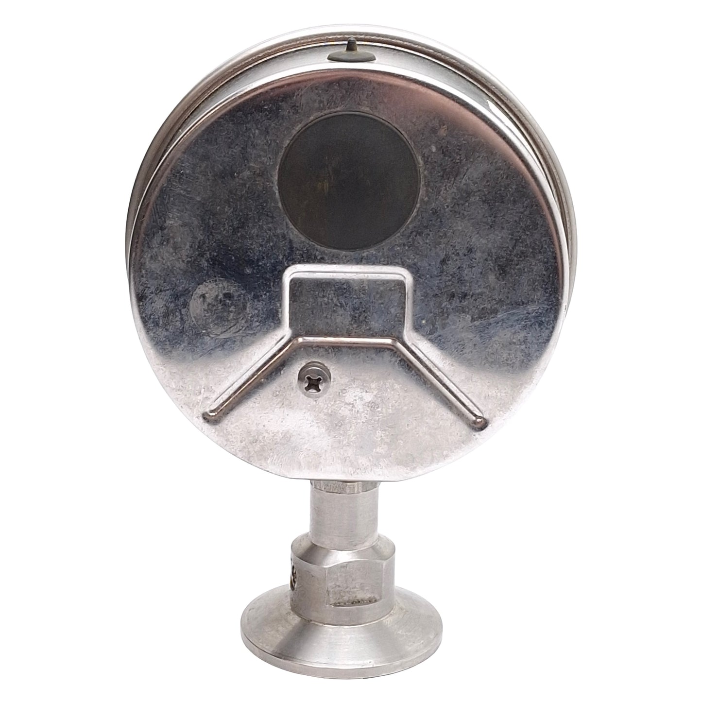 Used TopLine SP74-00 Glycerin Filled Pressure Gauge, 0-100Psi/0-7bar, 2in Sanitary