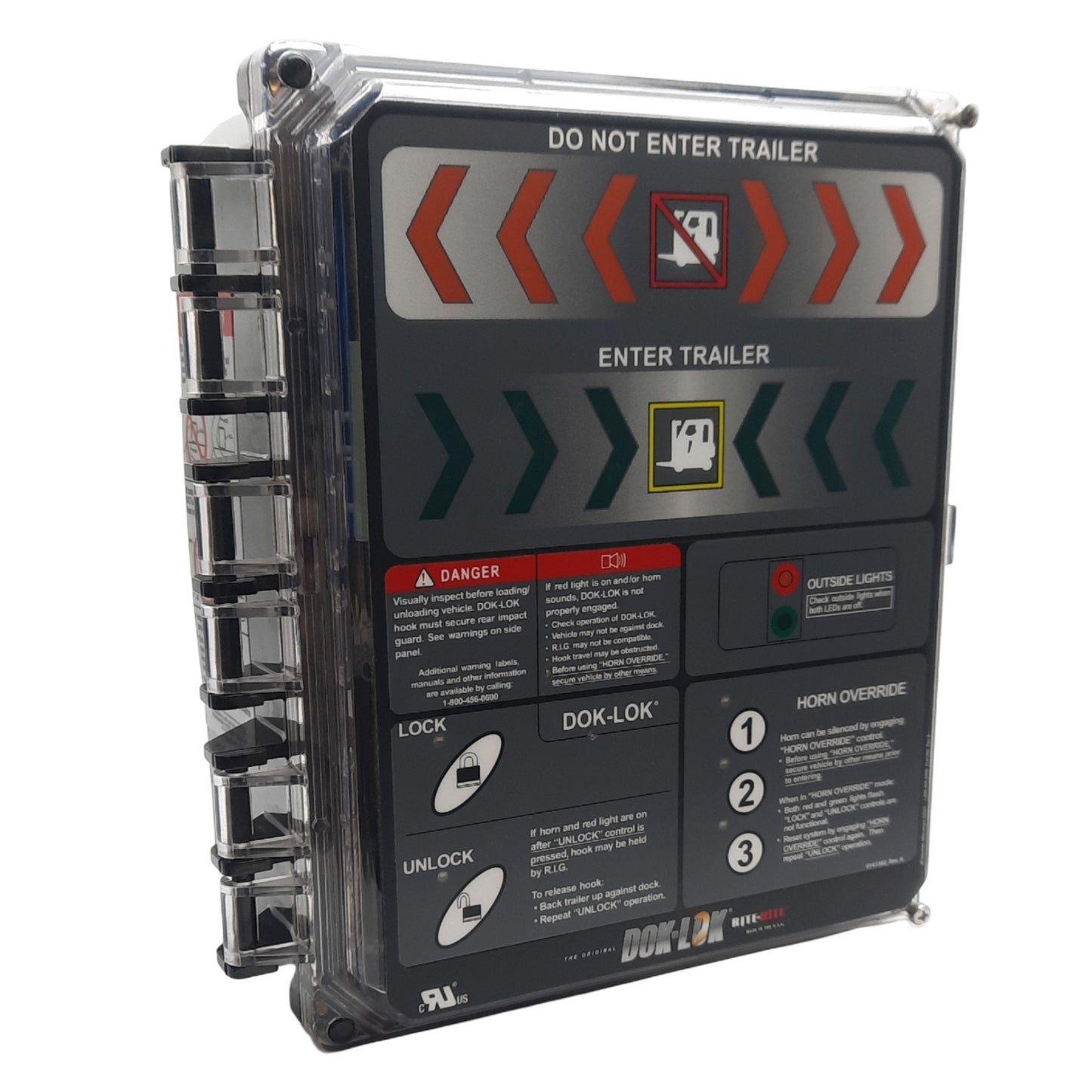 New Rite Hite 863.102 CBSHR5 Dock Lock Control Box, 115VAC Input, 7.0 FLA, HP 0.25